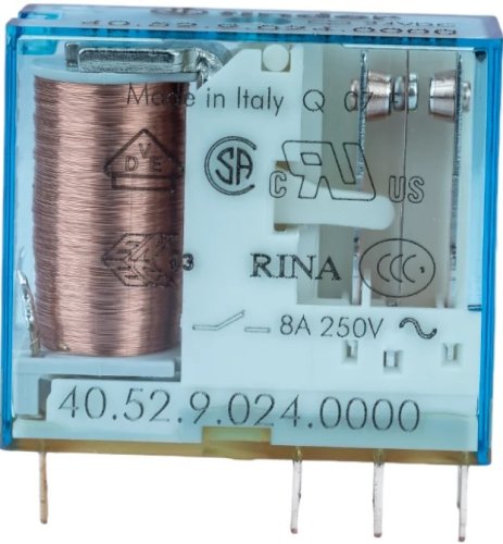 Реле миниатюрное универсальное Finder 2CO 8А 24В DC картинка